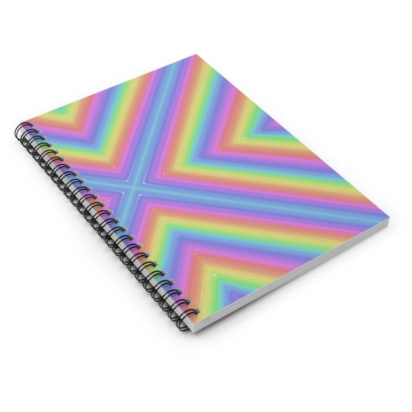 Groovy Lines Spiral Notebook - Ruled Line Discount