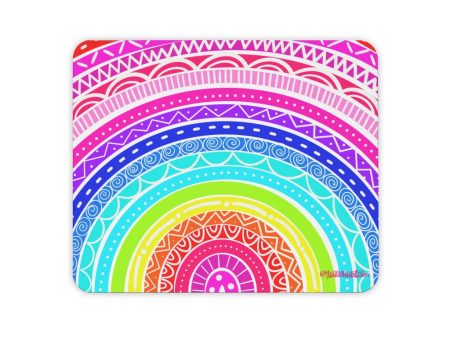 Neon Rainbow Mouse Pad (3mm Thick) Online now