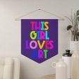 This Girl Loves Art  Pennant Discount