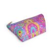 Pink Rainbow Accessory Pouch w T-bottom For Cheap