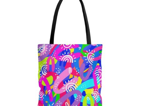 Abstract Digital AOP Tote Bag Fashion