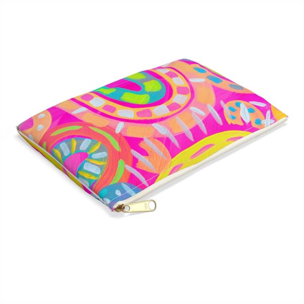 Pink Rainbows Accessory Pouch Online Hot Sale