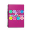 Oh, Happy Day Spiral Notebook - Ruled Line For Discount