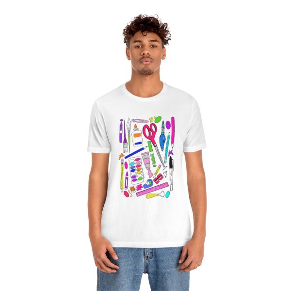 Art Supplies: Unisex Jersey Short Sleeve Tee For Discount