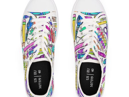 Art Supplies Women s Low Top Sneakers Online Sale