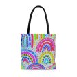 Painted Rainbows AOP Tote Bag Supply