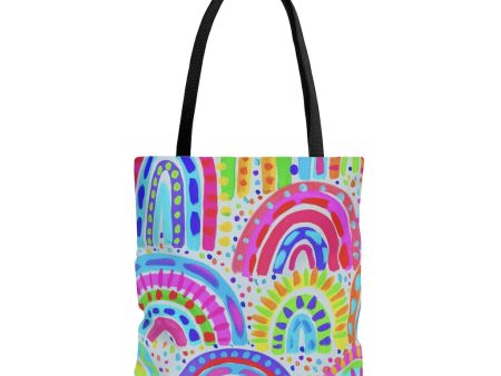 Painted Rainbows AOP Tote Bag Supply