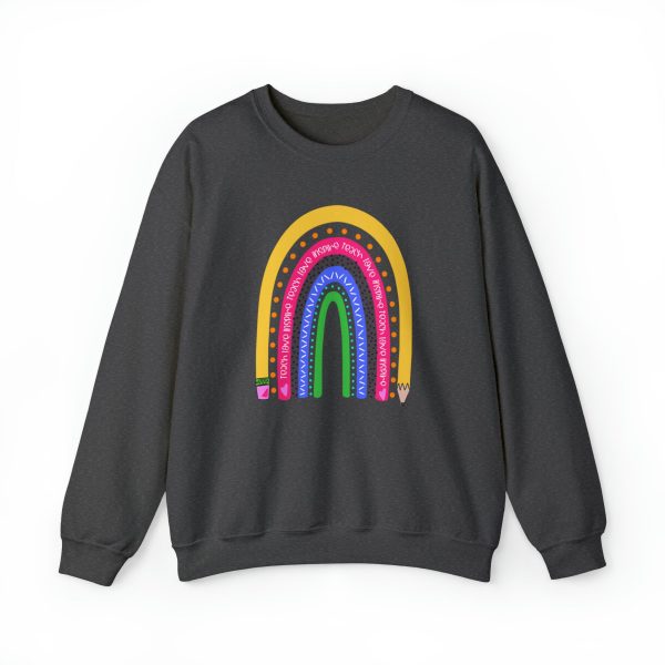 Teach love inspire Unisex Heavy Blend™ Crewneck Sweatshirt Supply