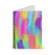 Paint Strokes Spiral Notebook - Ruled Line Online Sale