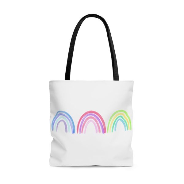 Watercolor Rainbows AOP Tote Bag Online Hot Sale