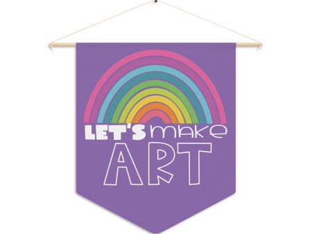 Lets Make Art Pennant Online Sale