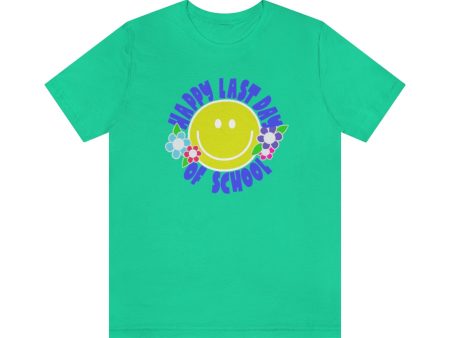 Happy Last Day of School Smilie! Unisex Jersey Short Sleeve Tee For Discount