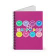 Oh, Happy Day Spiral Notebook - Ruled Line For Discount