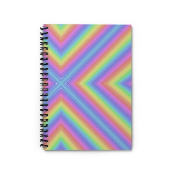 Groovy Lines Spiral Notebook - Ruled Line Discount