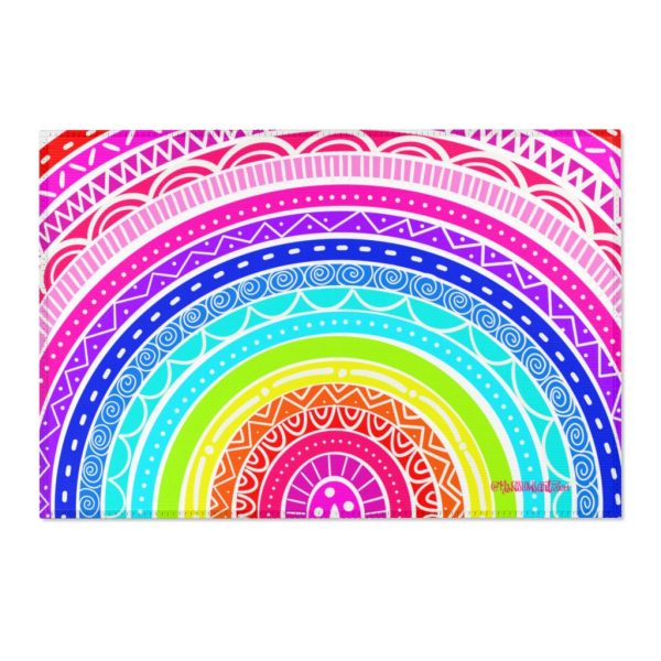 Neon Rainbow Area Rugs For Discount