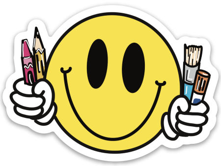 Smiley Face Art Supplies Hot on Sale