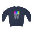 White Rainbow Brushes: Unisex Heavy Blend™ Crewneck Sweatshirt Online