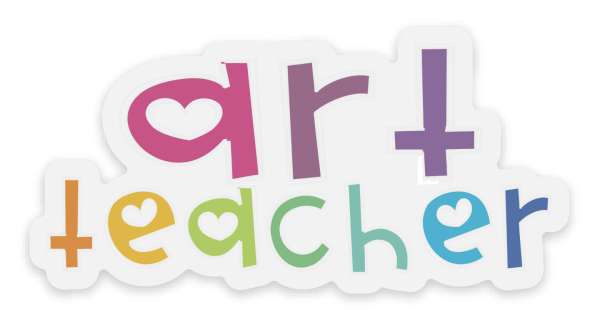 Art Teacher Heart Font Sale