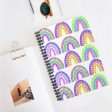 White Rainbows Spiral Notebook - Ruled Line Sale