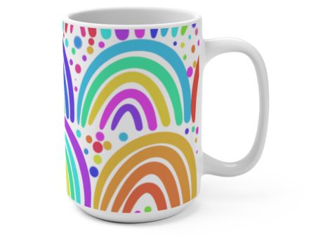 Rainbows White Mug 15oz Cheap