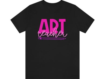 Art Teacher Pencil: Unisex Jersey Short Sleeve Tee Cheap