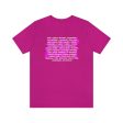 Art Career Pink Unisex Jersey Short Sleeve Tee Online Hot Sale