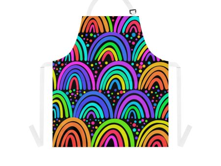 Apron Black Rainbows on Sale