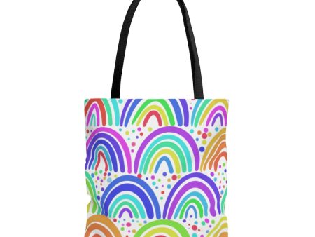 White Rainbows AOP Tote Bag Supply