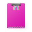 Pink Rainbow Clipboard Supply