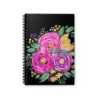 Pink Floral Spiral Notebook - Ruled Line Discount