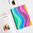 Wiggle Lines Spiral Notebook - Ruled Line Online Sale