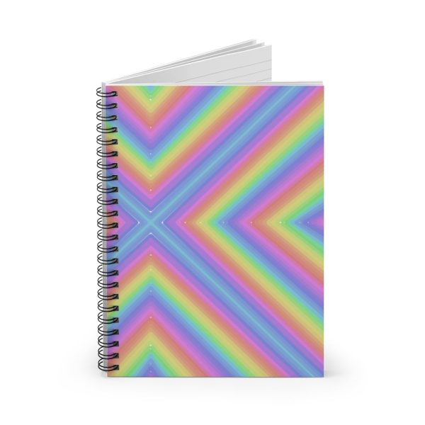 Groovy Lines Spiral Notebook - Ruled Line Discount