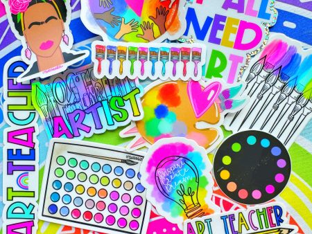 Ultimate Art Teacher Sticker Pack Supply