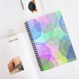 Watercolor Bursts Spiral Notebook - Ruled Line Fashion