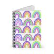 White Rainbows Spiral Notebook - Ruled Line Sale