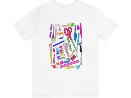 Art Supplies: Unisex Jersey Short Sleeve Tee For Discount