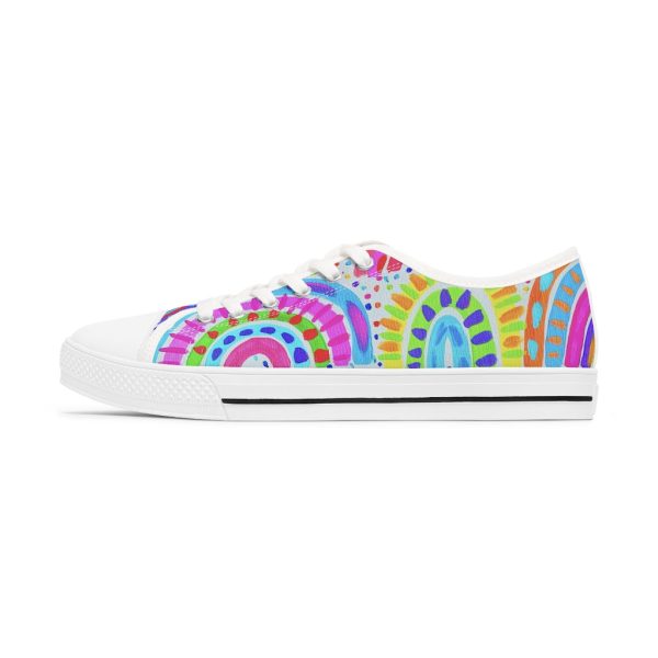 Painted Rainbow Women s Low Top Sneakers Online