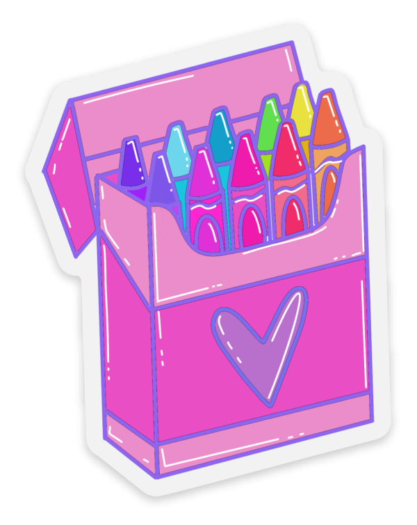 Pink Crayon Box For Discount