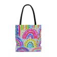 Painted Rainbows AOP Tote Bag Supply