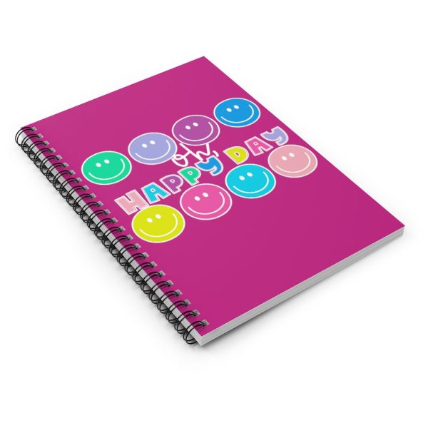 Oh, Happy Day Spiral Notebook - Ruled Line For Discount