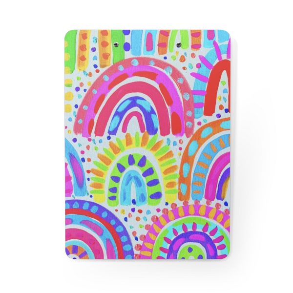 Pink Rainbow Clipboard Supply