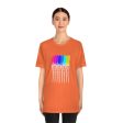 White Rainbow Brushes: Unisex Jersey Short Sleeve Tee Online Hot Sale