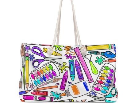 Art Supply Weekender Bag Hot on Sale