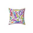 Art Supply Spun Polyester Square Pillow Supply