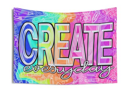 CREATE EVERYDAY! Indoor Wall Tapestries Cheap