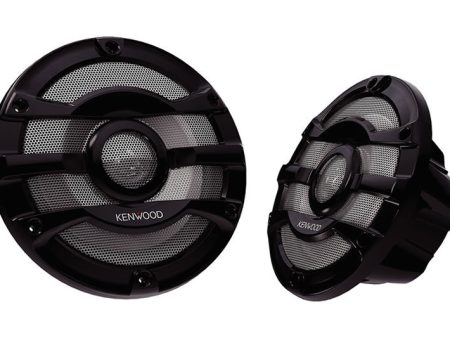 Kenwood KFC-2053MRB 8  Marine 2-way 2 Speakers For Discount