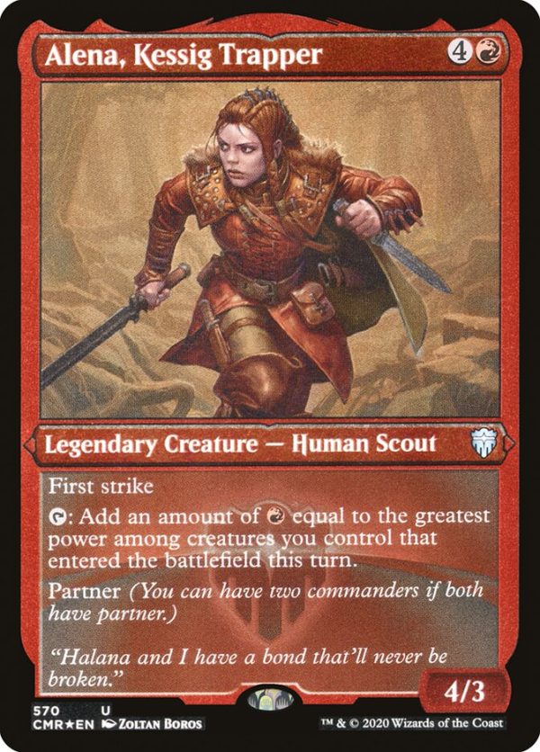 Alena, Kessig Trapper (Etched) [Commander Legends] on Sale