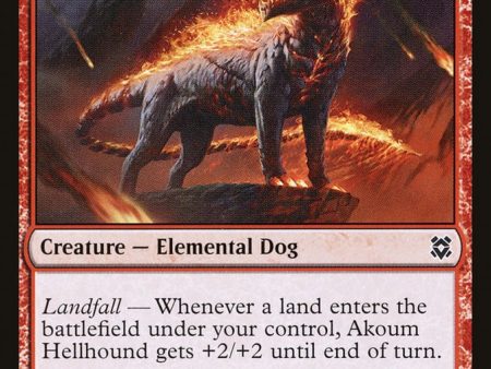 Akoum Hellhound [Zendikar Rising] Sale