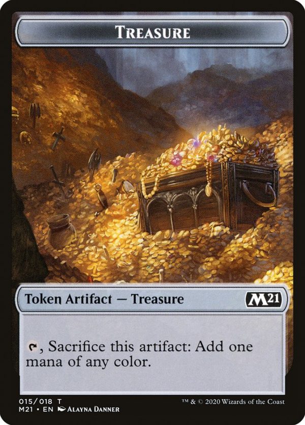 Angel    Treasure Double-Sided Token [Core Set 2021 Tokens] Discount