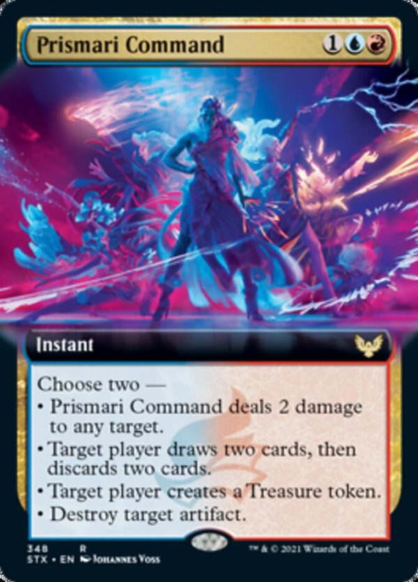 Prismari Command (Extended Art) [Strixhaven: School of Mages] Online now